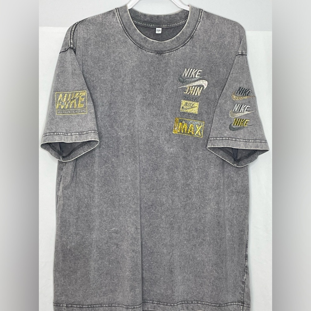 🔥nike - t - shirt (custom) - size large
